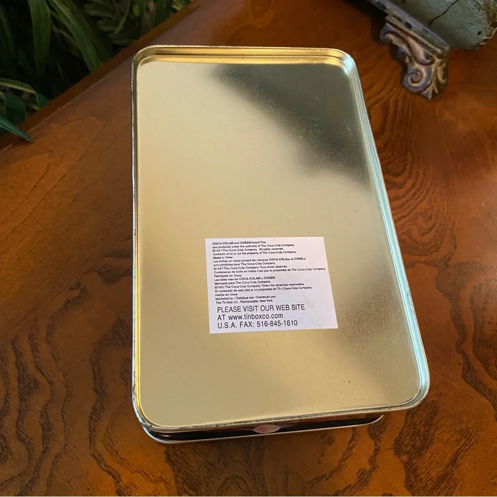 Coco Cola Small Tin Storage Can